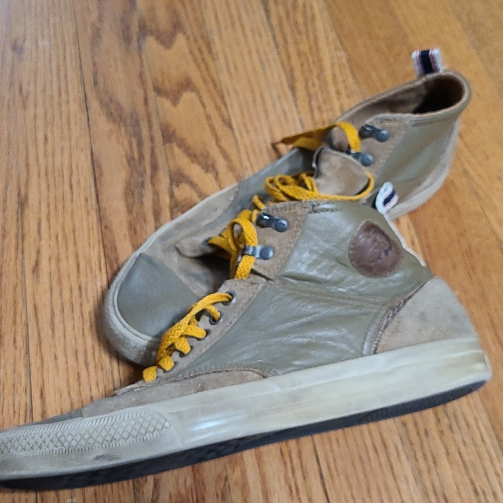 Diesel leather sneakers